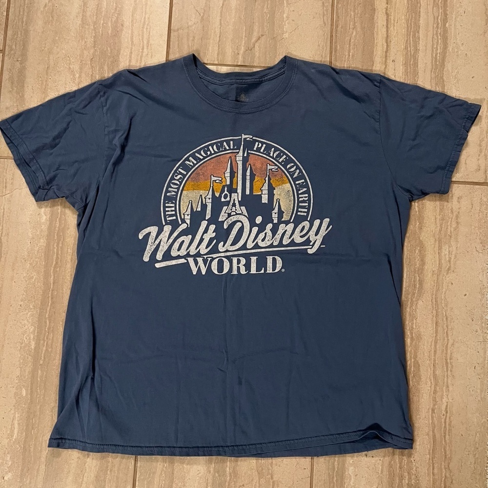Disney Blue Short Sleeve Tee